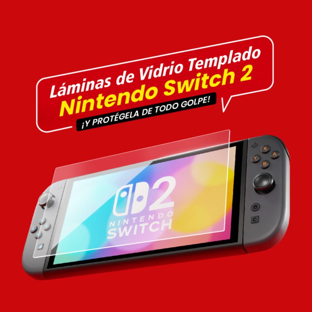 Lámina de Vidrio Templado para Nintendo Switch 2