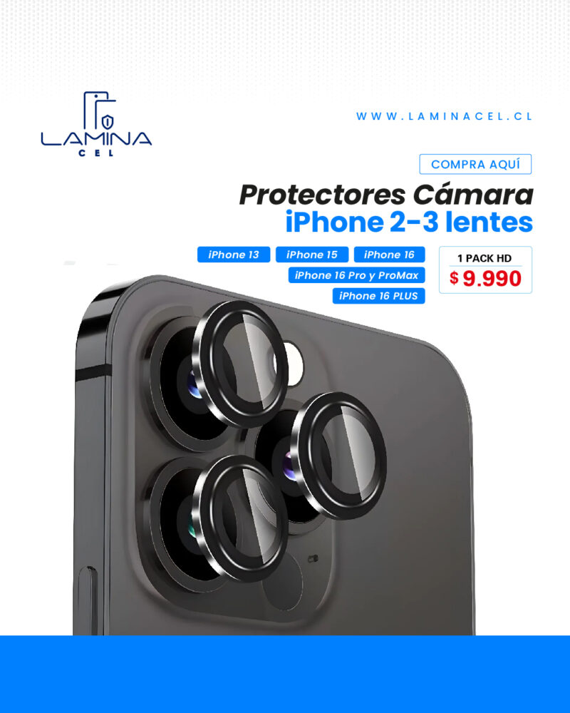 Protector de Cámara HD para iPhone