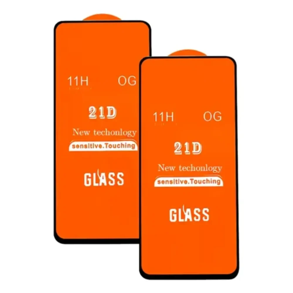 Lámina de Vidrio 21D Premium Autoinstalable Pack 10 unidades